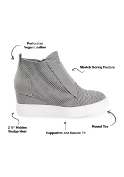 New 😍 Journee Collection Clara Wide Width 👟 Sneakers 🛒 -Journee Collection Shop Belk 1073