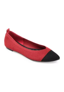 Outlet 😀 Journee Collection Veata Wide Width Flats 🛒 -Journee Collection Shop Belk 1388