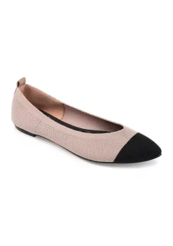 Outlet 😀 Journee Collection Veata Wide Width Flats 🛒 -Journee Collection Shop Belk 1389