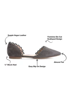 Buy 😀 Journee Collection Jezlin Wide Width Flats ✔️ -Journee Collection Shop Belk 1869