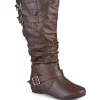 Best Sale ❤️ Journee Collection Tiffany Boot Extra Wide Calf ⭐ -Journee Collection Shop Belk 2114