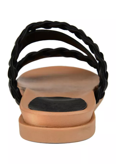 Buy 😉 Journee Collection Colette-Wd 🩴 Sandals 💯 6 Buy 😉 Journee Collection Colette-Wd 🩴 Sandals 💯 - Image 4