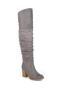 Coupon ✨ Journee Collection Kaison Wide Width 🥾 Boots 🔔 -Journee Collection Shop Belk 3373