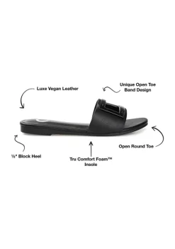 Discount 👏 Journee Collection Clair 🩴 Sandals 🤩 -Journee Collection Shop Belk 4620