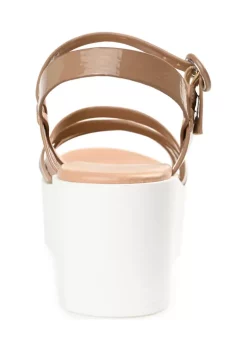 Hot Sale 👏 Journee Collection Miragge 🩴 Sandals 😉 -Journee Collection Shop Belk 5520