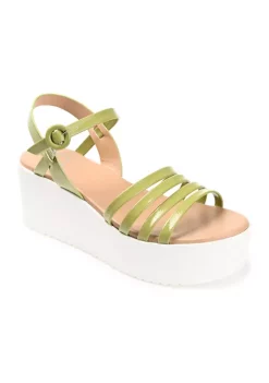 Hot Sale 👏 Journee Collection Miragge 🩴 Sandals 😉 -Journee Collection Shop Belk 5523