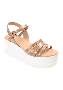 Hot Sale 👏 Journee Collection Miragge 🩴 Sandals 😉 -Journee Collection Shop Belk 5525