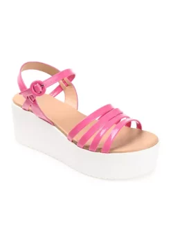 Hot Sale 👏 Journee Collection Miragge 🩴 Sandals 😉 -Journee Collection Shop Belk 5526