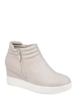 Hot Sale 🎉 Journee Collection Remmy Wedge 👟 Sneakers ✔️ -Journee Collection Shop Belk 5713
