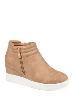 Hot Sale 🎉 Journee Collection Remmy Wedge 👟 Sneakers ✔️ -Journee Collection Shop Belk 5714