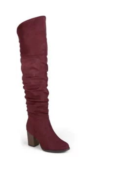 Best Pirce ⌛ Journee Collection Kaison Wide Width Extra Wide Calf 🥾 Boots ✔️ -Journee Collection Shop Belk 5747