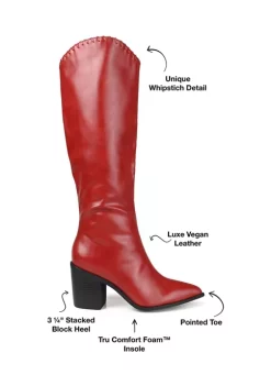 Best Pirce 😀 Journee Collection Glenda Wide Calf 🥾 Boots 😉 -Journee Collection Shop Belk 689