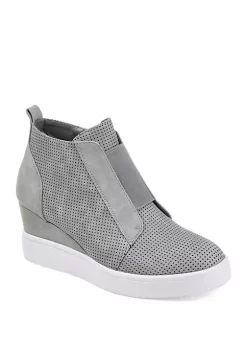 Best Sale 👍 Journee Collection Clara Wedge Fashion 👟 Sneakers 👏 -Journee Collection Shop Belk 70
