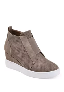 Best Sale 👍 Journee Collection Clara Wedge Fashion 👟 Sneakers 👏 -Journee Collection Shop Belk 71