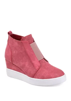 Best Sale 👍 Journee Collection Clara Wedge Fashion 👟 Sneakers 👏 -Journee Collection Shop Belk 72