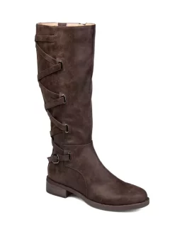 Discount 😀 Journee Collection Laila Wide Calf 🥾 Boots 😀 -Journee Collection Shop Belk 825