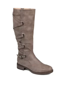 Discount 😀 Journee Collection Laila Wide Calf 🥾 Boots 😀 -Journee Collection Shop Belk 827